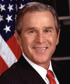 George Bush psicologia del colore