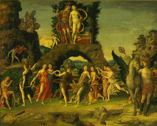 Andrea Mantegna danza allegorica