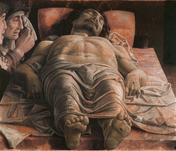 Andrea Mantegna compianto sul Cristo morto