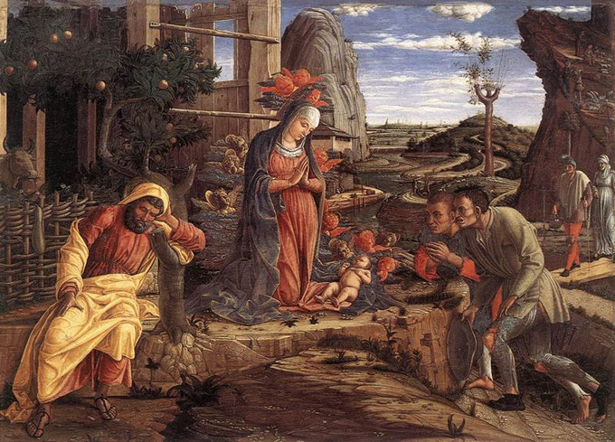 Andrea Mantegna  adorazione dei pastori