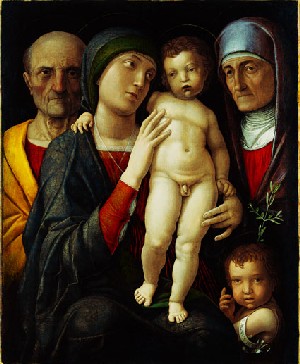 Andrea Mantegna: la sacra famiglia