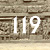 Rilievo n. 119: casa in un giardino lussureggiante 